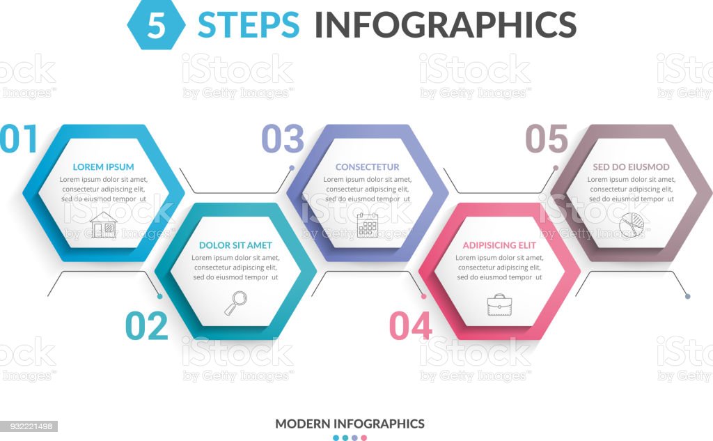 5 Step Infographic Template for PowerPoint - Slidebazaar