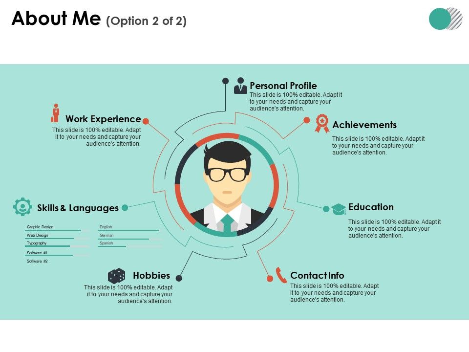 About Me Ppt Infographic Template | Template Presentation | Sample of PPT Presentation ...