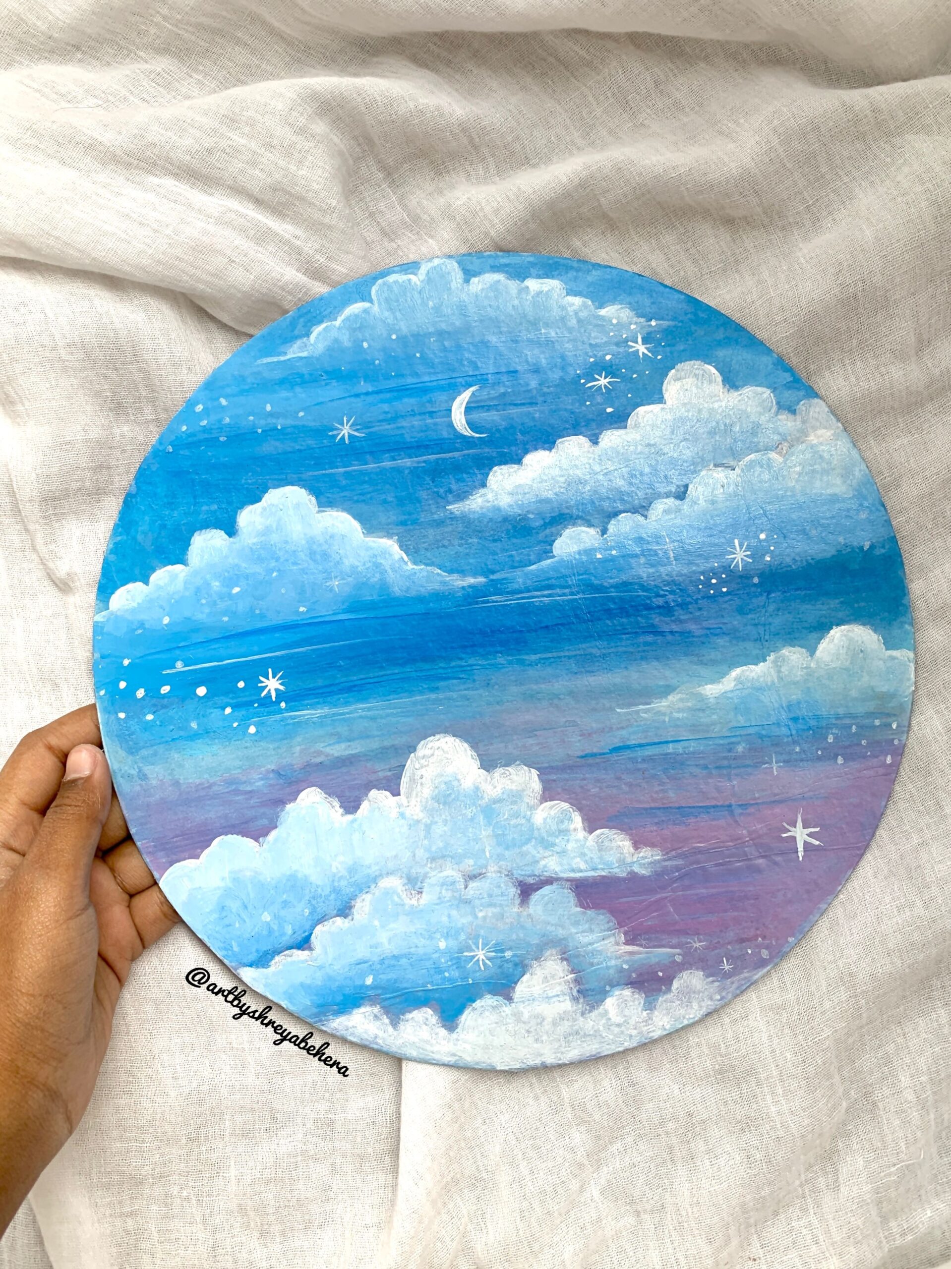 Aesthetic Painting Ideas On Canvas | Watercolor moon, Aesthetic painting, Painting art projects