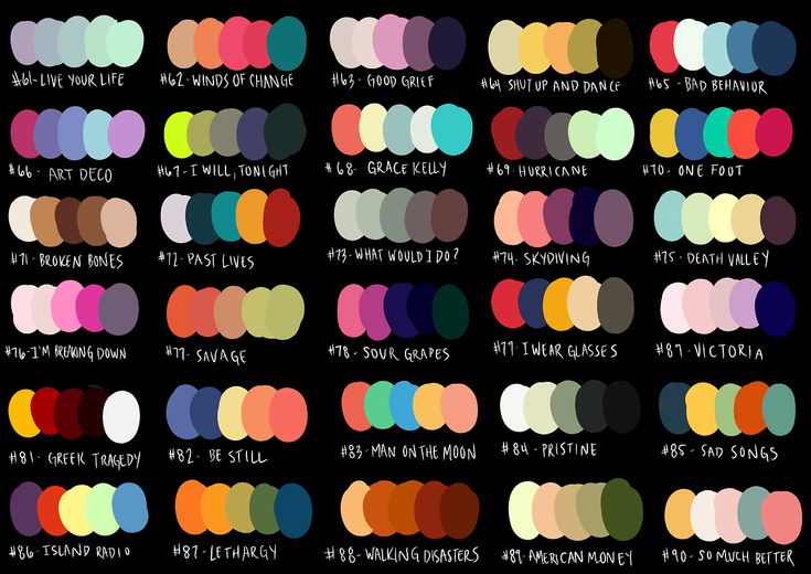 My art colors reference color palette color palettes stlop
