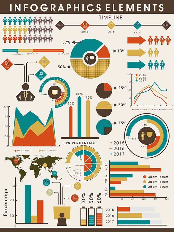 Awesome Financial Infographics Template | ZippyPixels | Infographic, Infographic templates ...