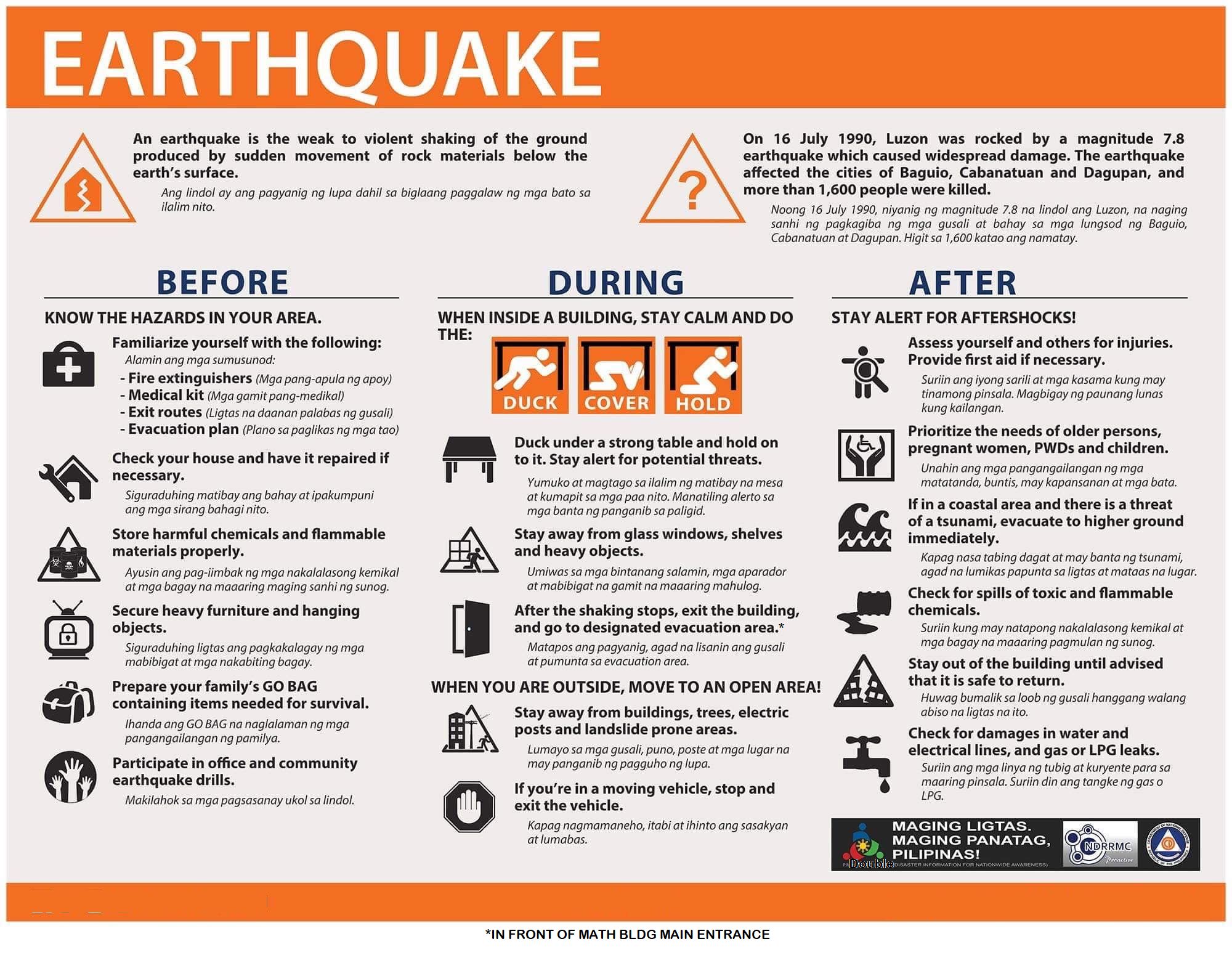 Earthquake Preparedness Guide | I-Cagayano