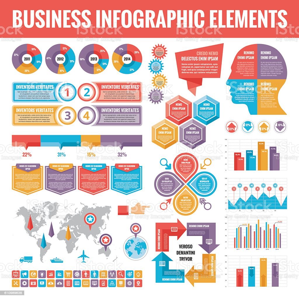Business Infographic template  Stock Vector  tandaV #149658550