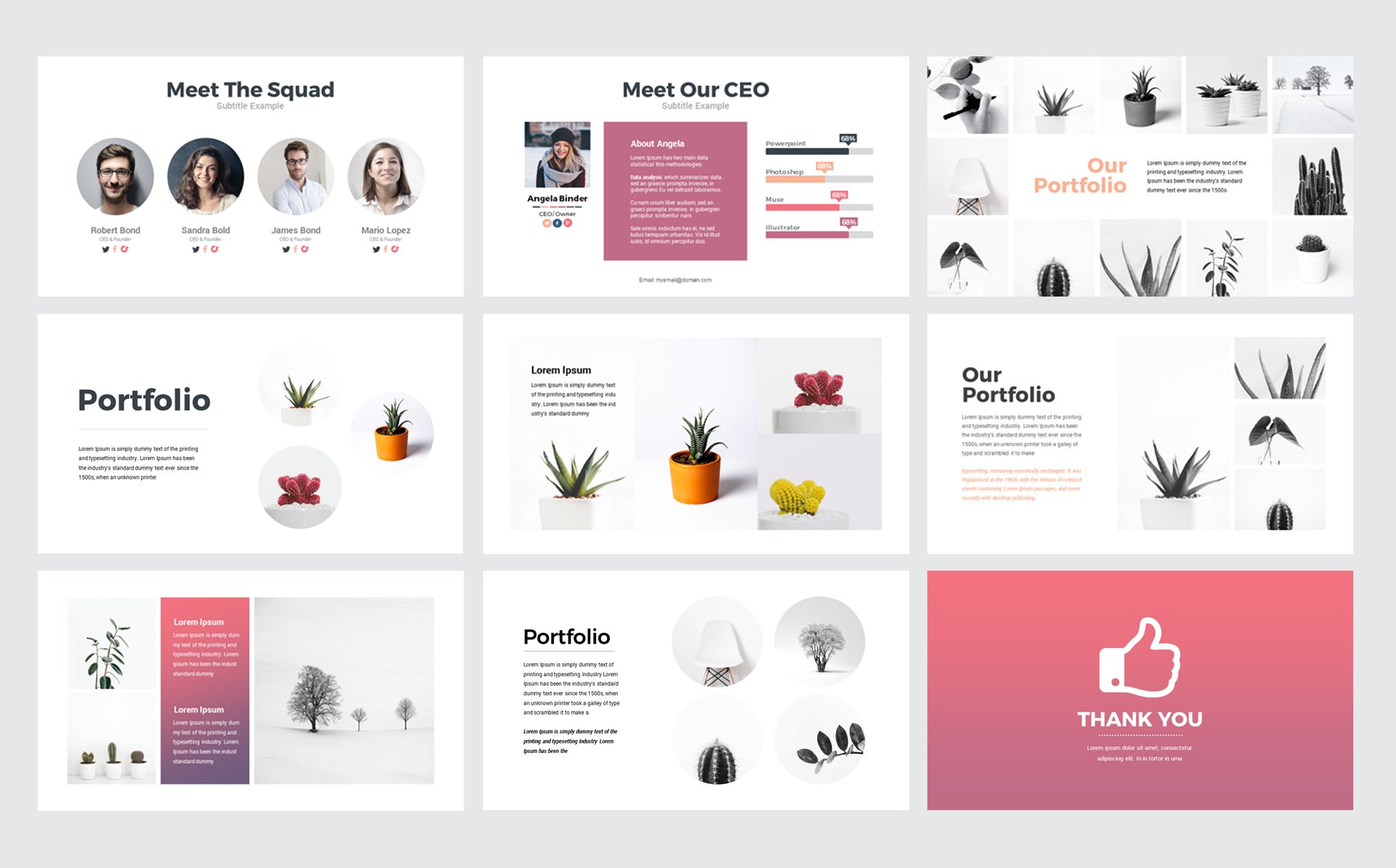Canva Business PowerPoint Presentation Template | Etsy