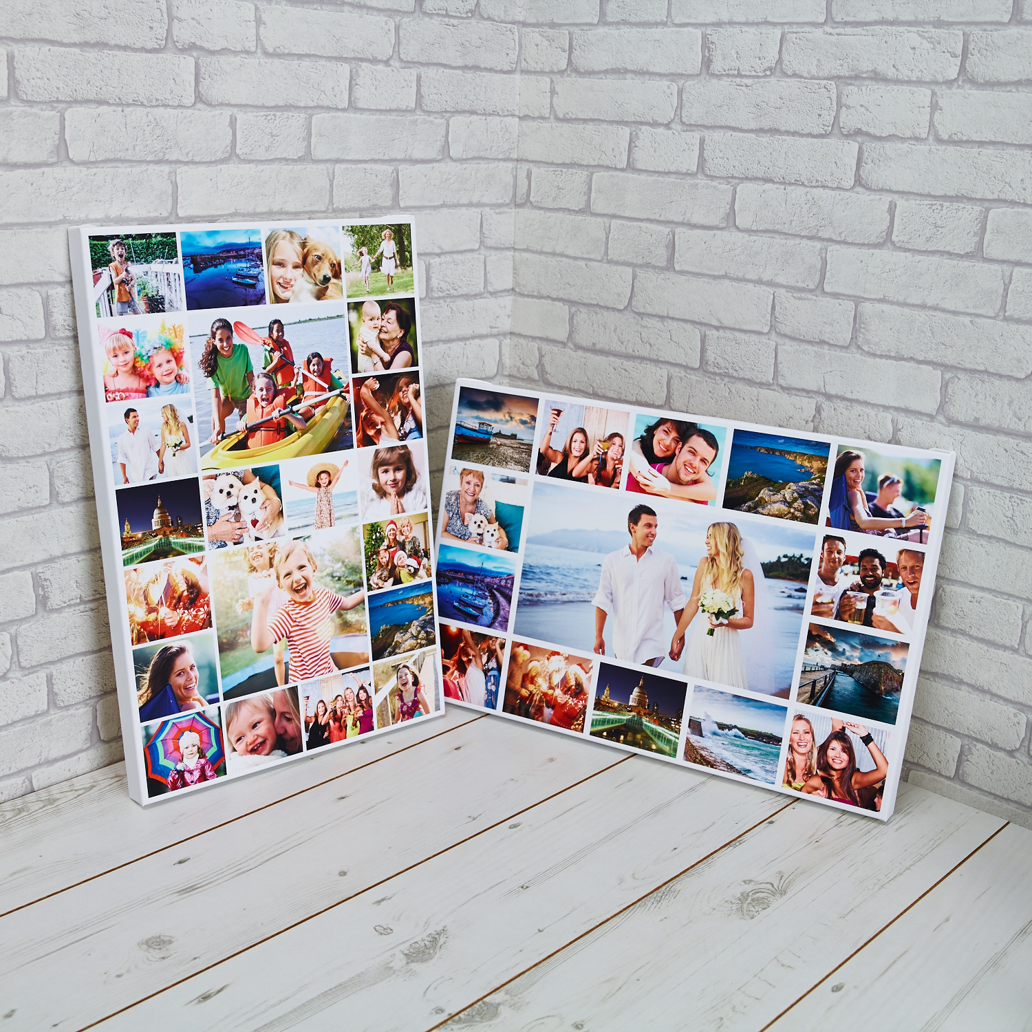 Fantastic Personalised Photo Collage Printed on to a framed canvas ready to hang | eBay