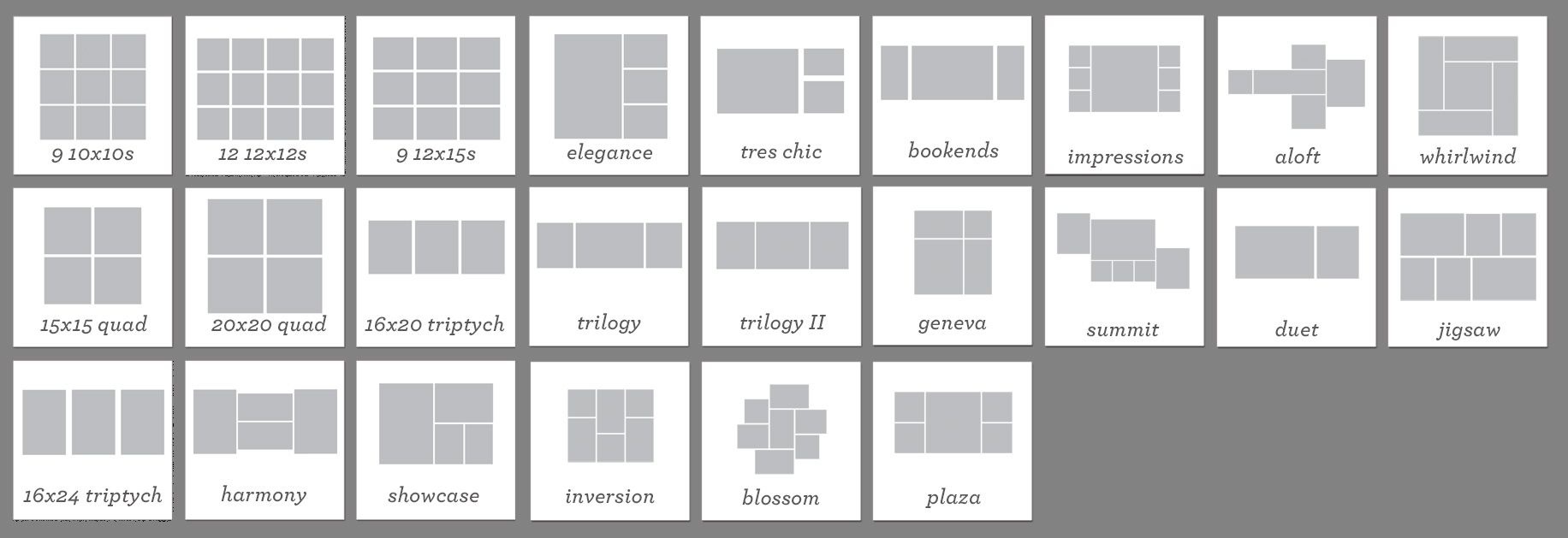 Canvas Collection II  A list of visual templates  Andi Roberts