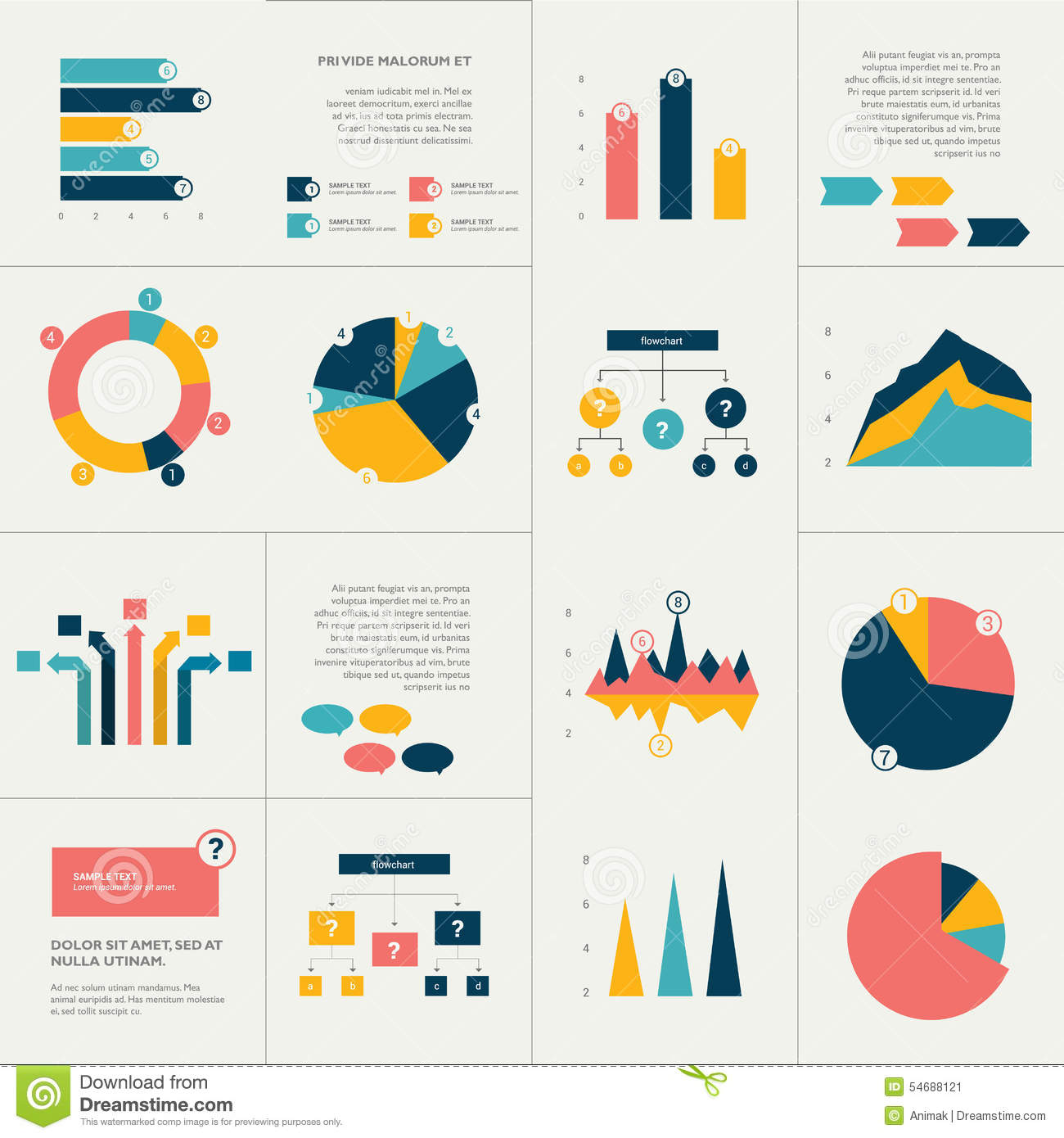 Infographics and Chart Design 5 | Free Vector Graphic Download