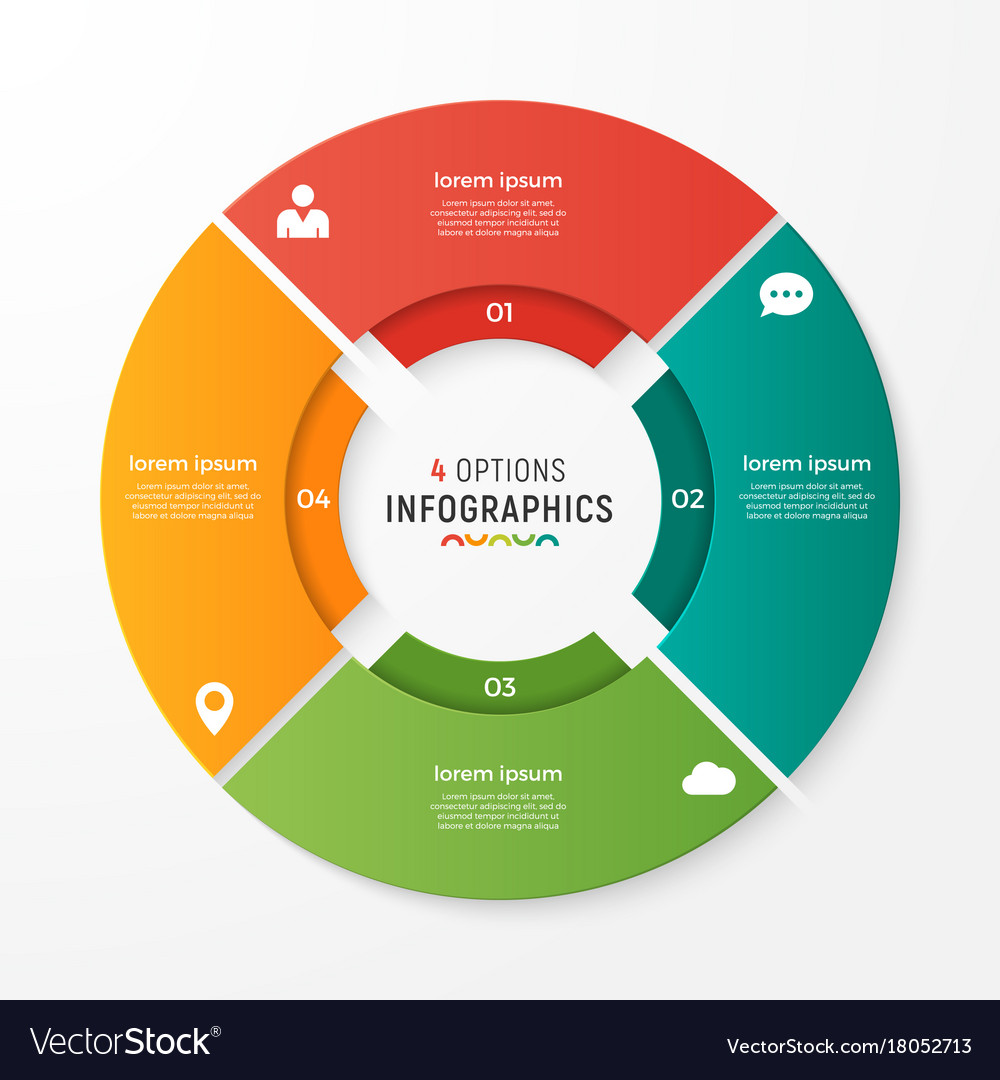Circle Infographic Vector - Download Free Vector Art, Stock Graphics & Images