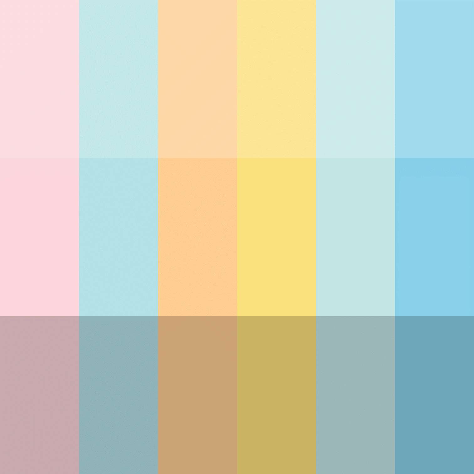Social Template v8 Color Palette