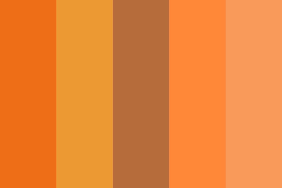 Weddings in Victoria Colour Palettes: Orange Palette