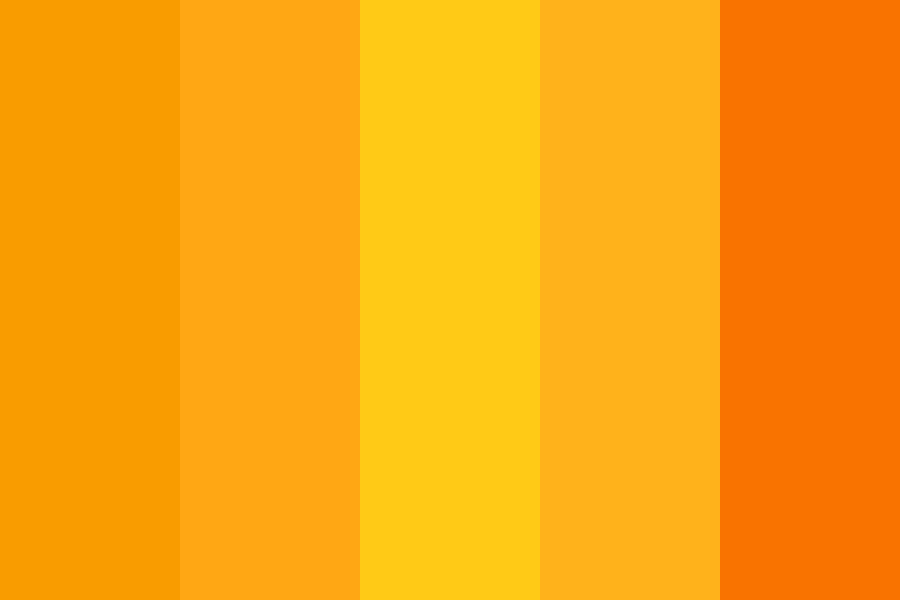 10 Orange Color Palette Inspirations with Names & hex Codes! | Inside Colors