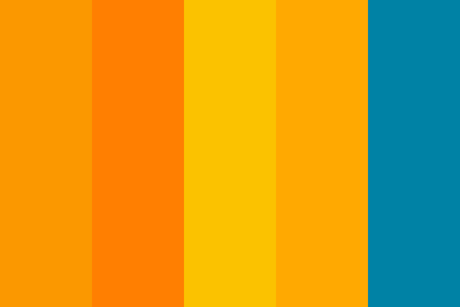 Wildflowers Tables Orange (#f4931f) Color Palette