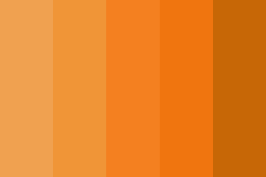 Top Contributor Orange Color Palette