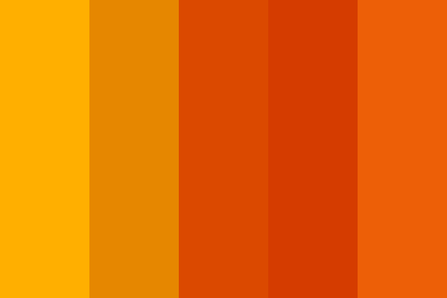 branding orange Color Palette