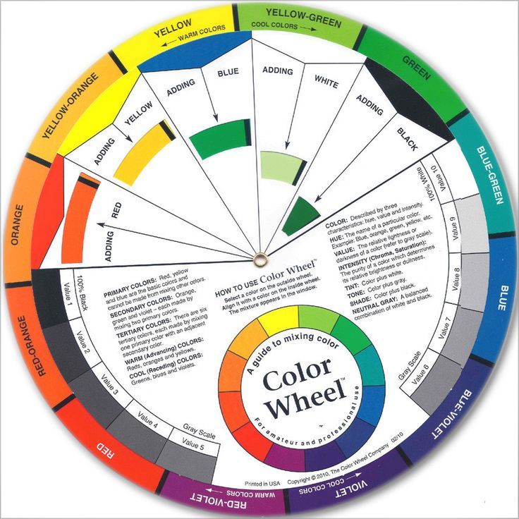 Infographic & Color Wheel for eHow.com on Behance