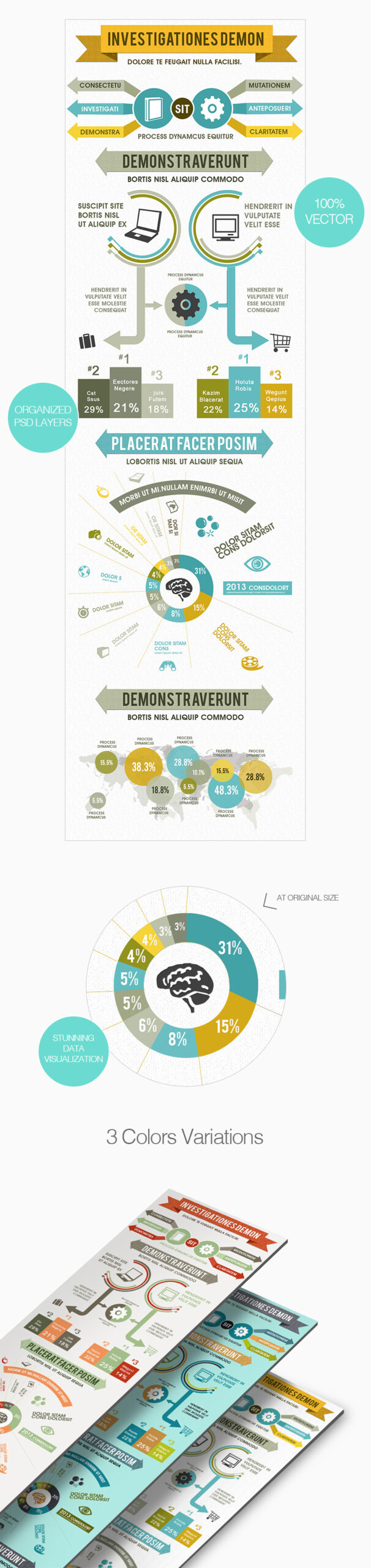 Comparative infographics for IT sphere Royalty Free Vector