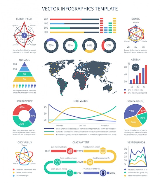 Statistics Data Charts Dashboard Infographics - SlideModel