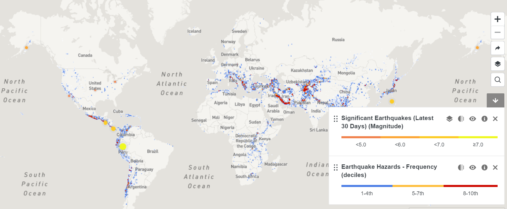 Solved: Earthquake Frequency And Destructive Power The Let... | Chegg.com