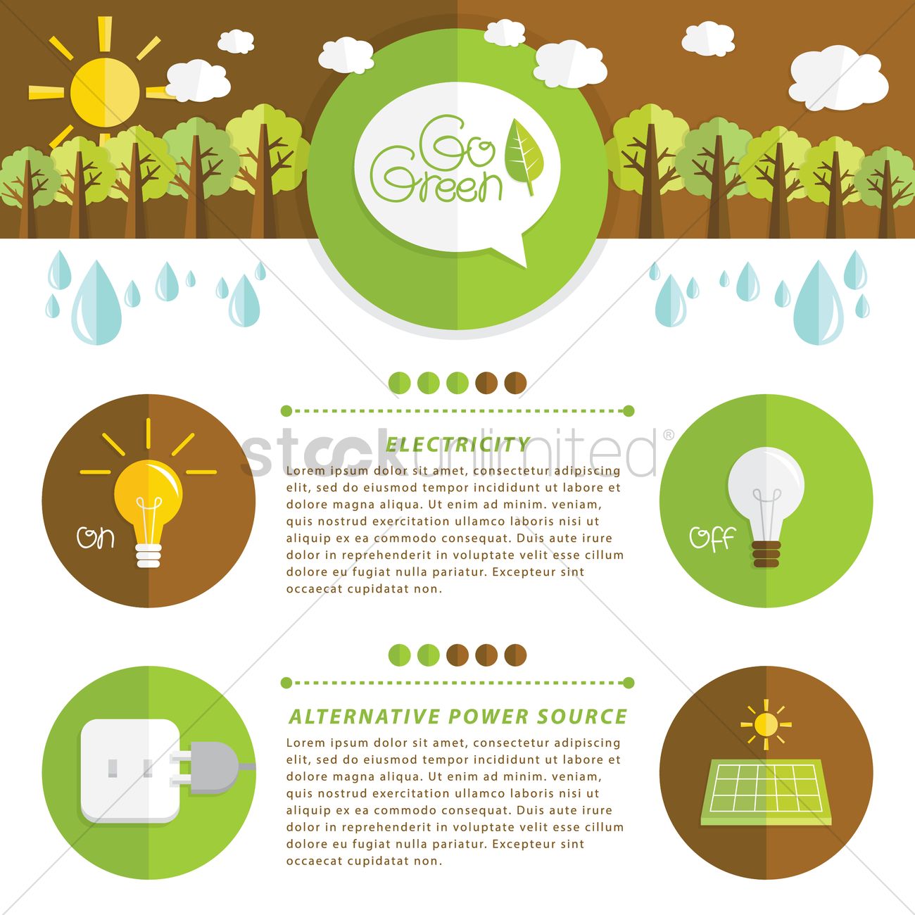 Environment, ecology infographic ... | Stock Vector | Colourbox