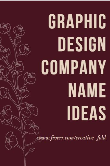 201 Good Ideas for Graphic Design Company Names - BrandonGaille.com
