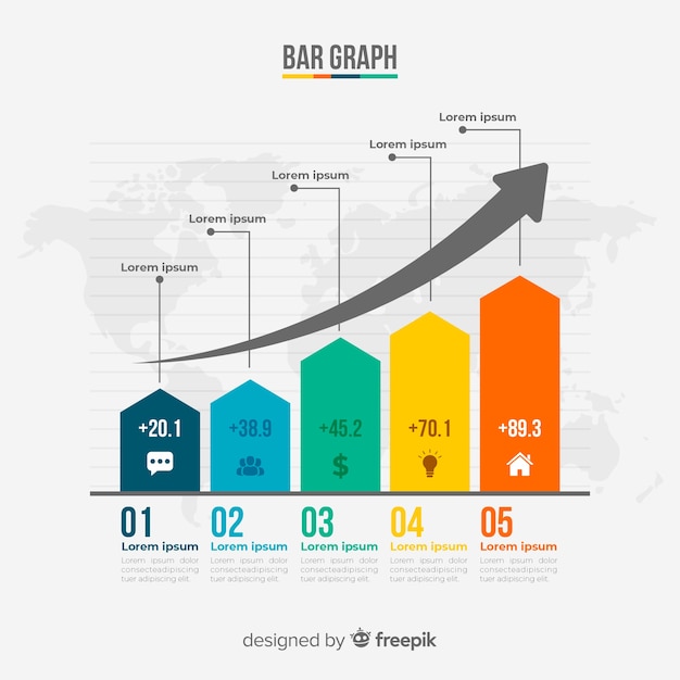 Elegant Infographic bar chart tutorial / PowerPoint - YouTube