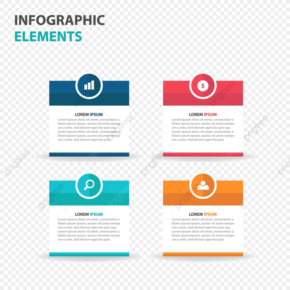 Infographic template Modern box Design Minimal sty