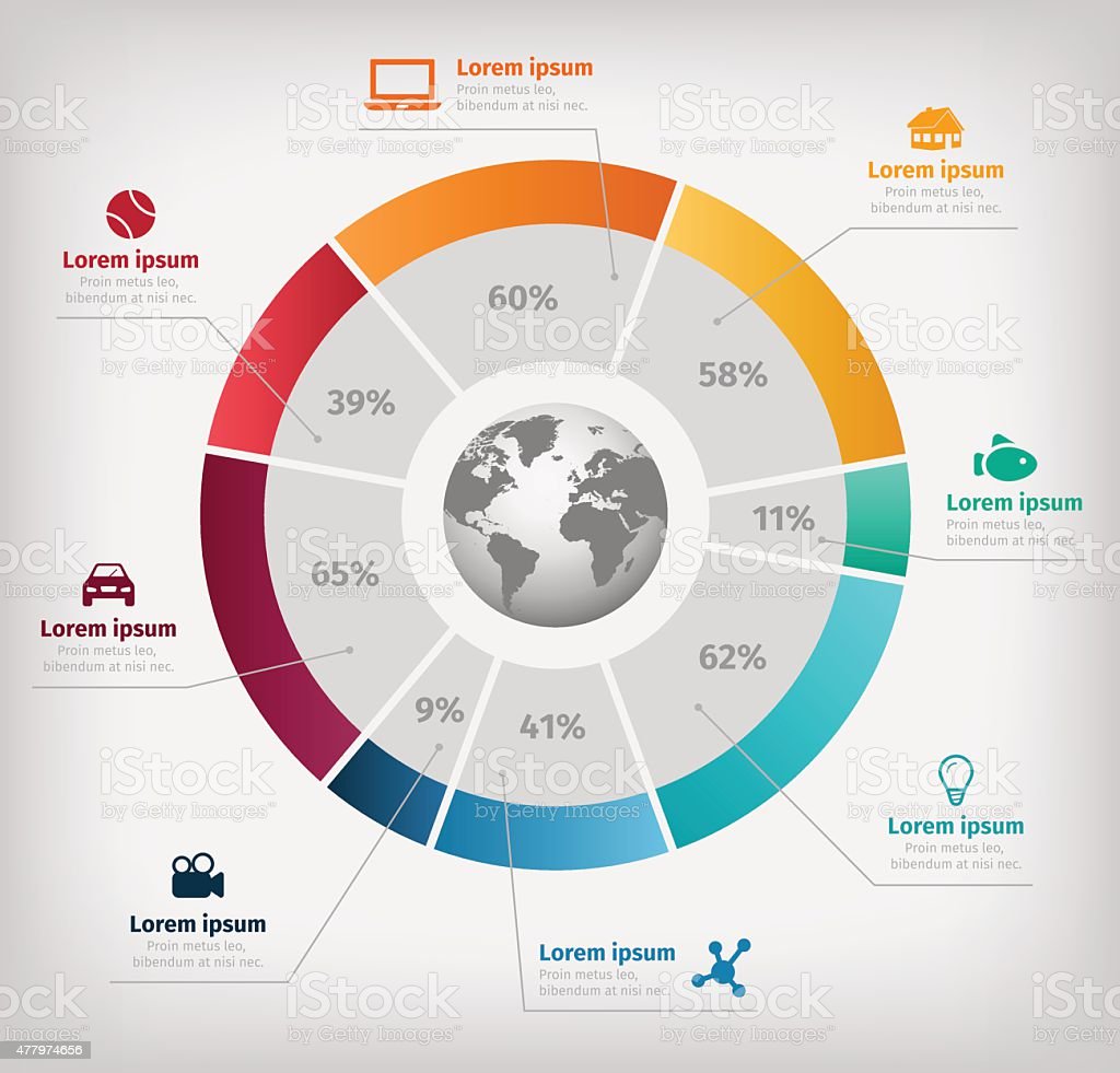 Infographic diagram template ~ Other Presentation Software Templates ~ Creative Market