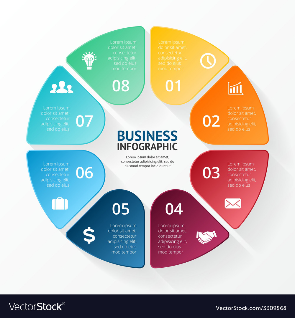 Infographic Cycle Diagram Process Chart With 10 Options Stock Illustration - Download Image Now ...