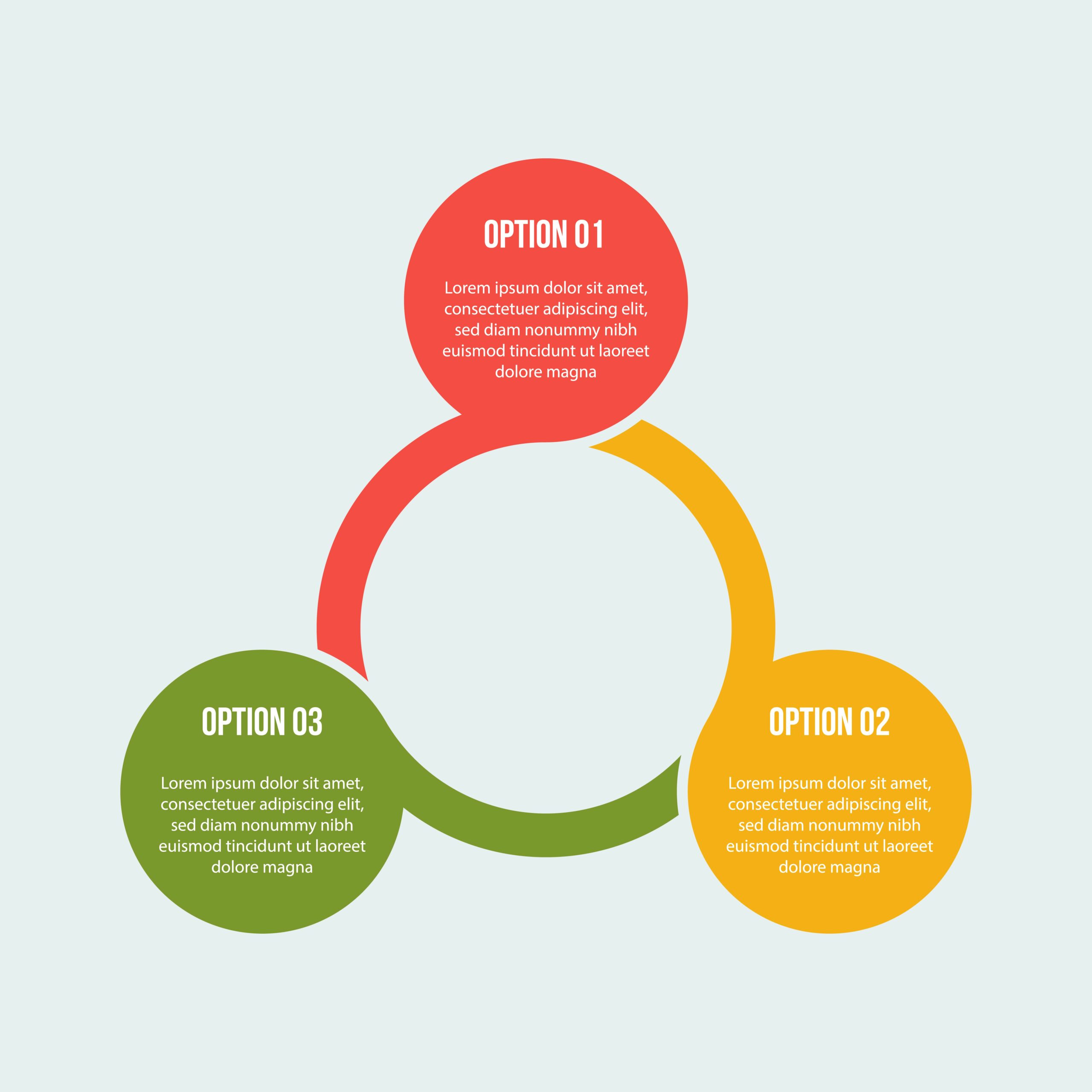 Infographic Diagram With 5 Options. Stock Vector - Illustration of circle, marketing: 176886514