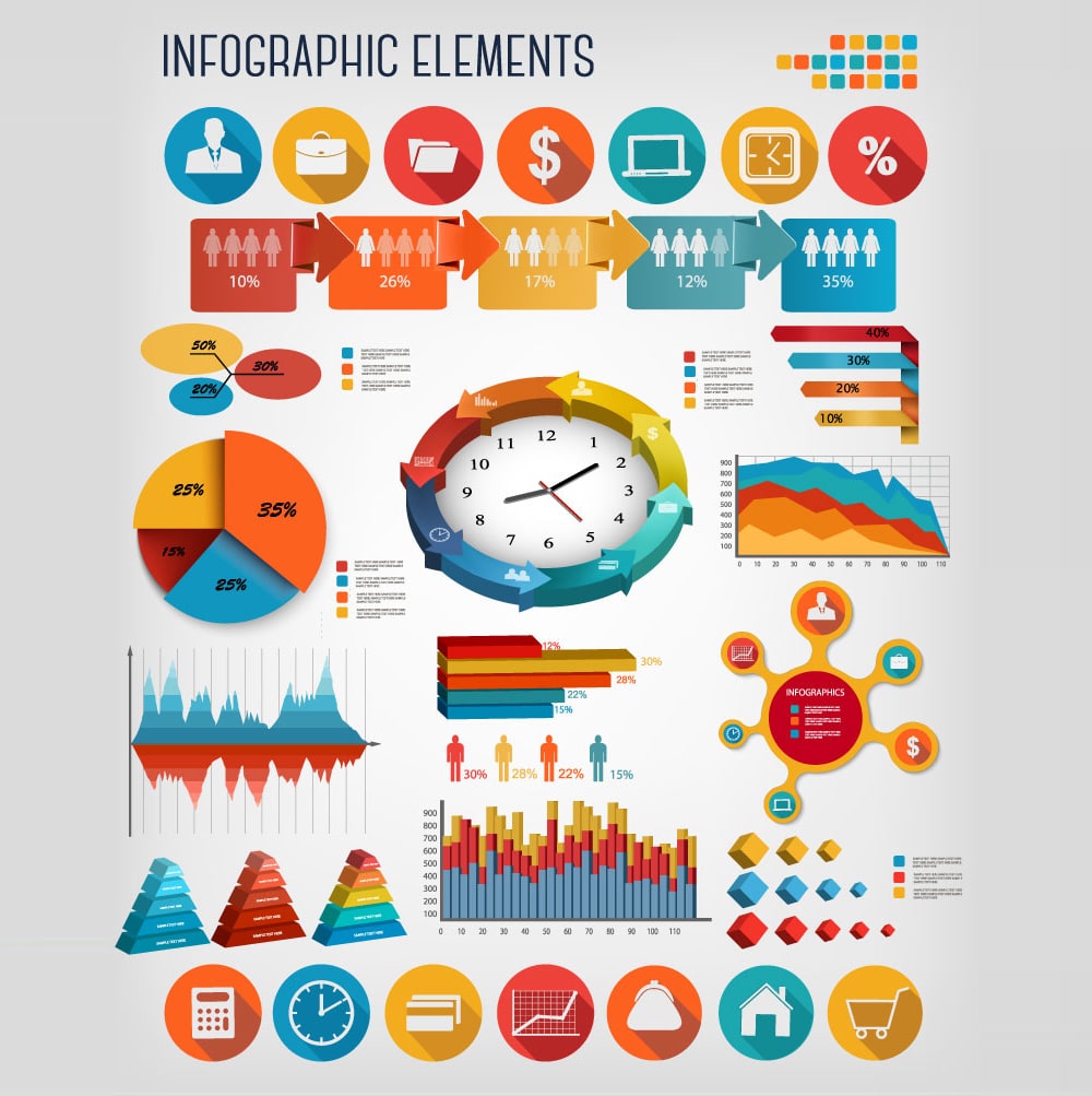 Infographic elements bundle v.01