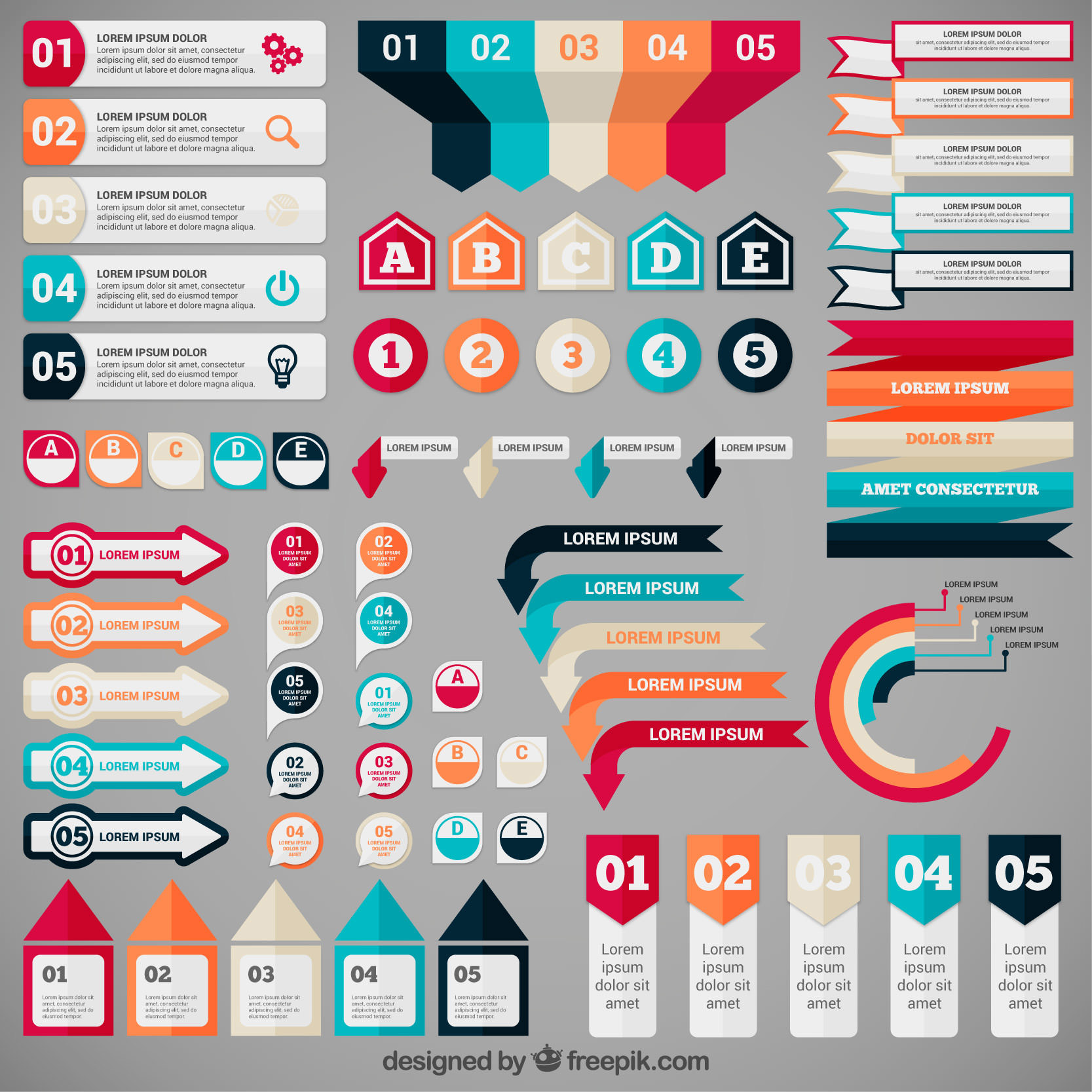 Infographic Elements Poster 472355 Vector Art at Vecteezy