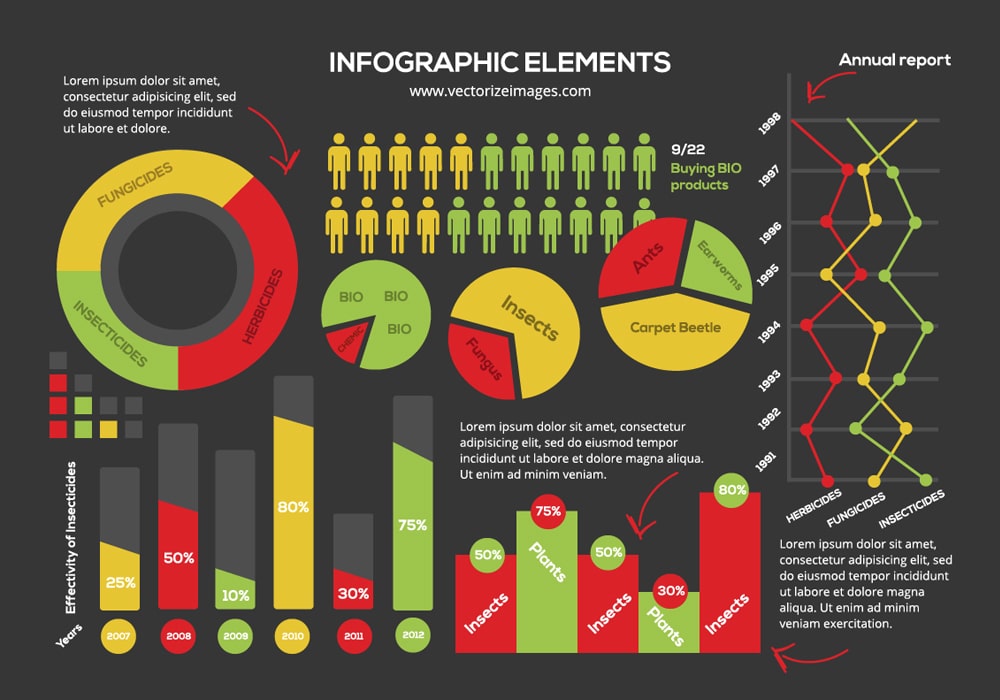 Set of infographic elements Vector | Free Download