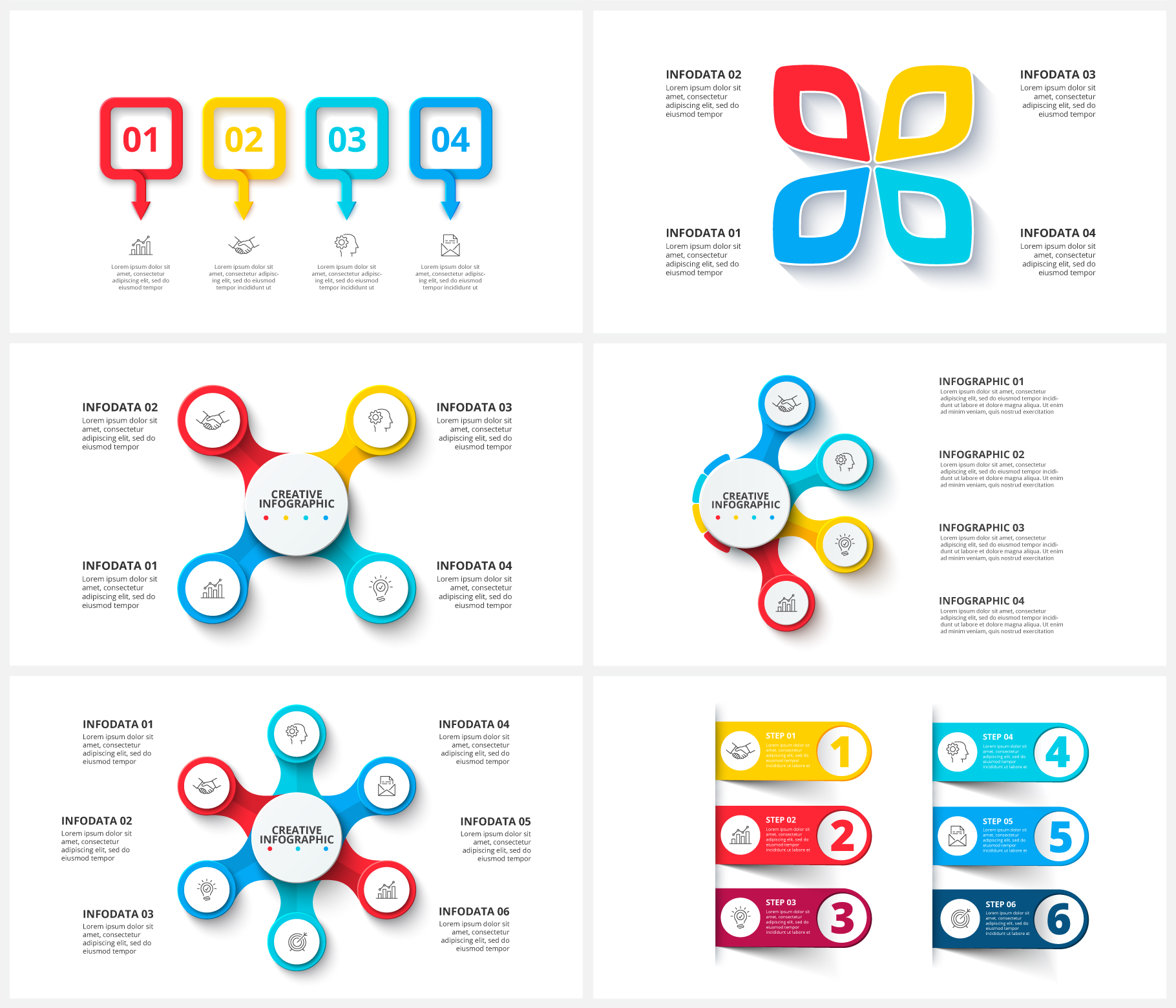 Process Presentation - Infographic PowerPoint Template #73753