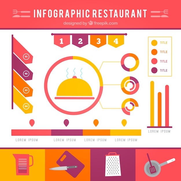 Red Circle Infographic Design by mamanamsai | GraphicRiver