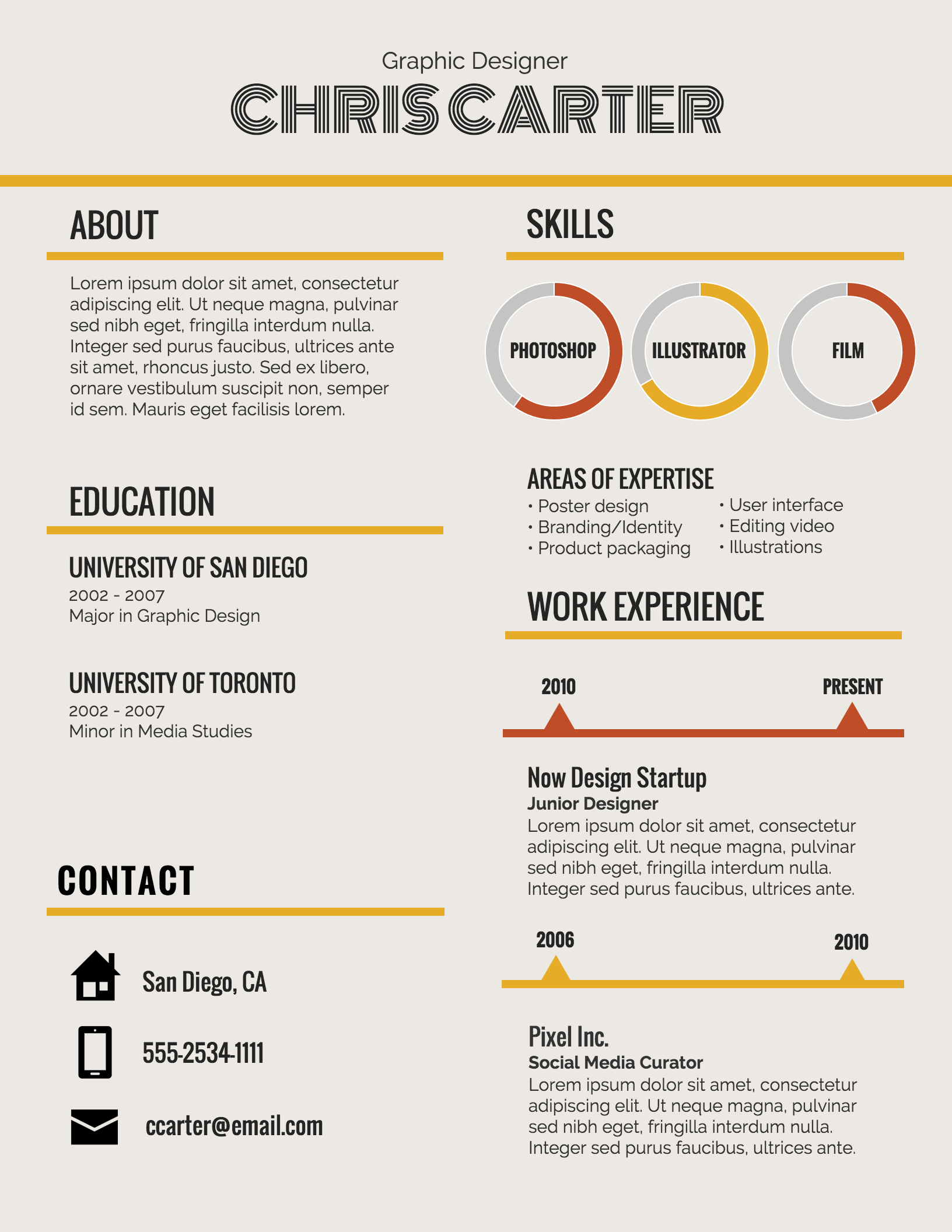 Top 5 Infographic Resume Templates 2020 | Infographic resume template, Infographic resume ...