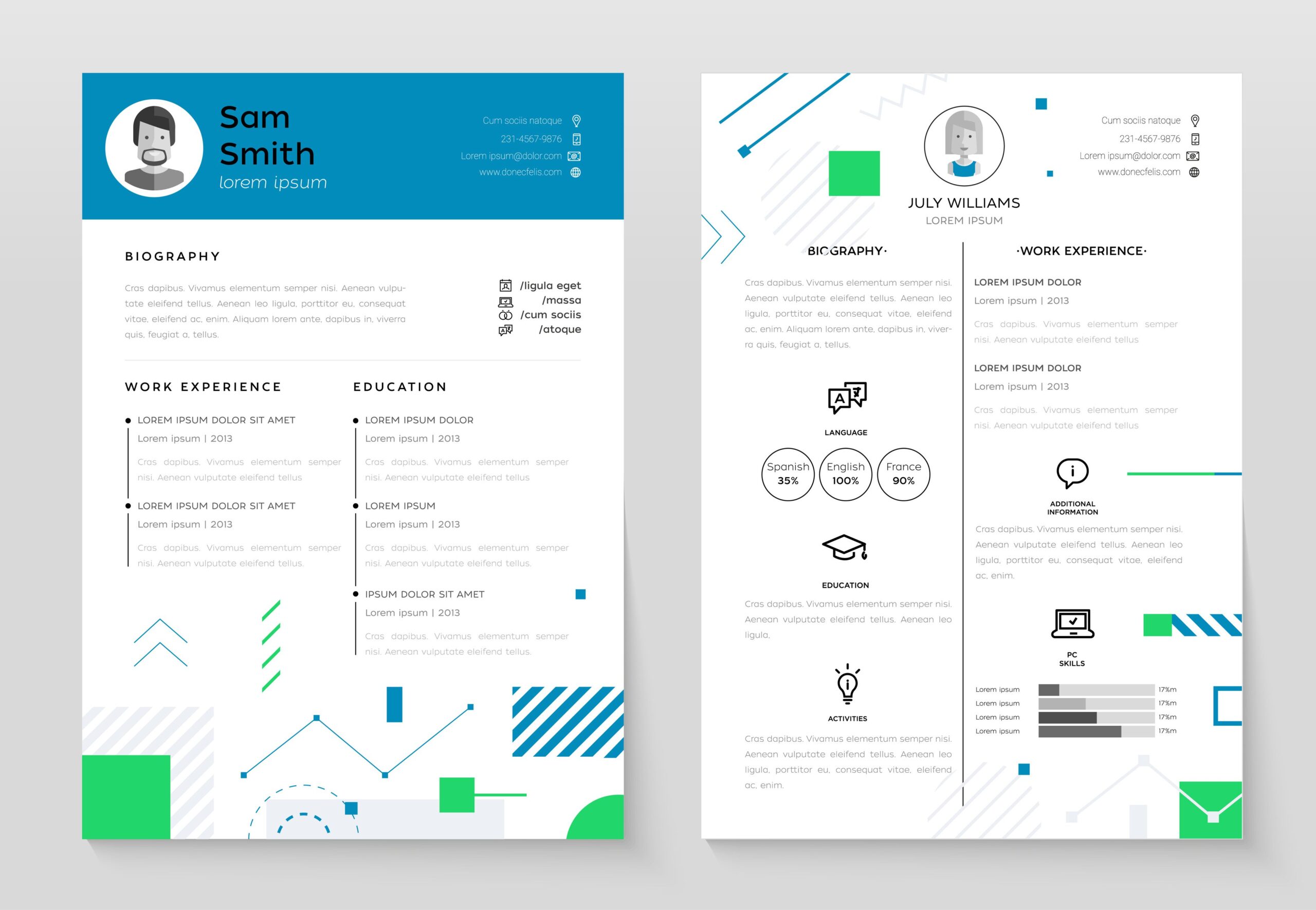 18+ Infographic Resumes - Free PSD, Vector AI, EPS Format Download | Free & Premium Templates