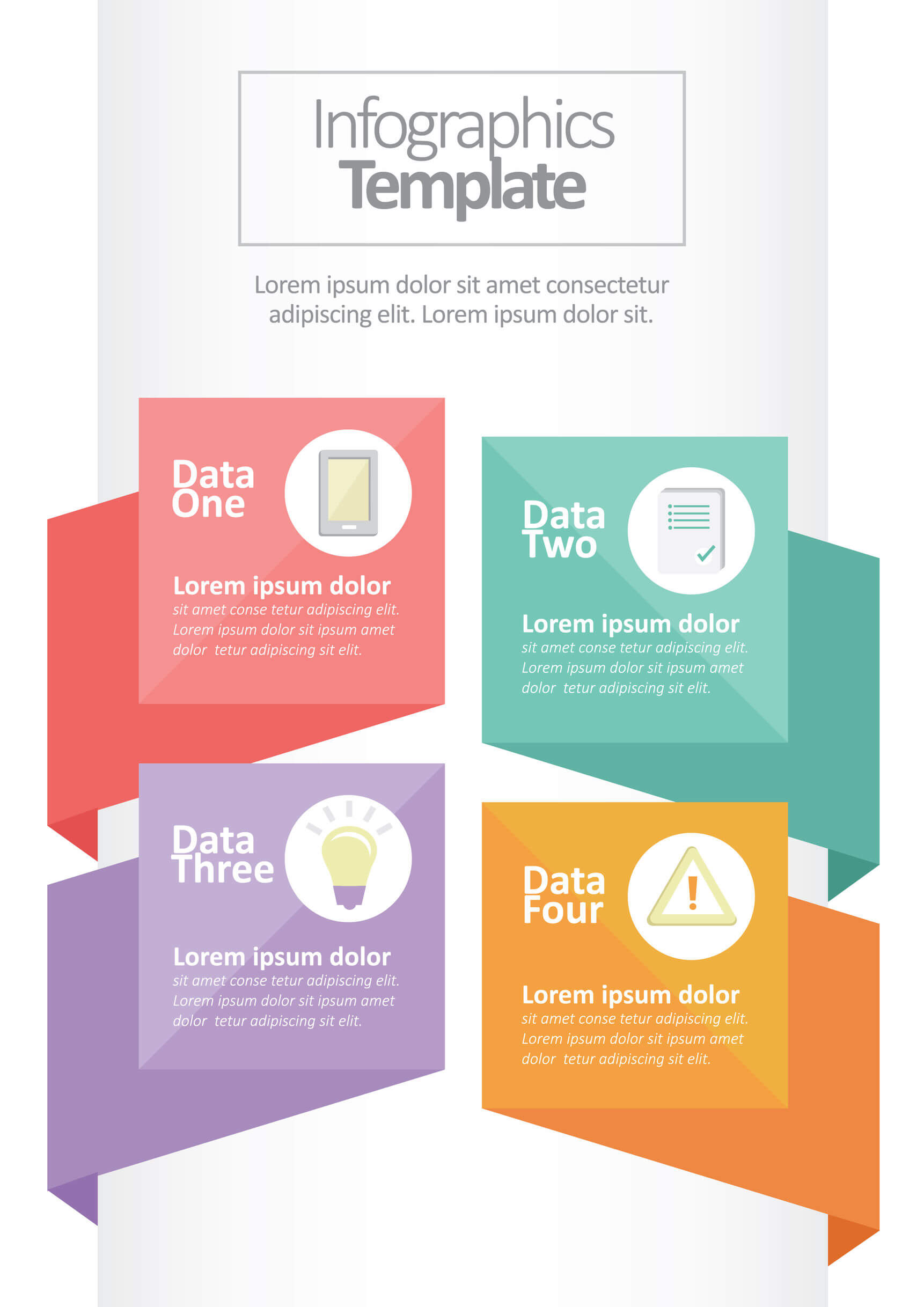 5 Free Cool Infographic Template Vectors | Bull Share