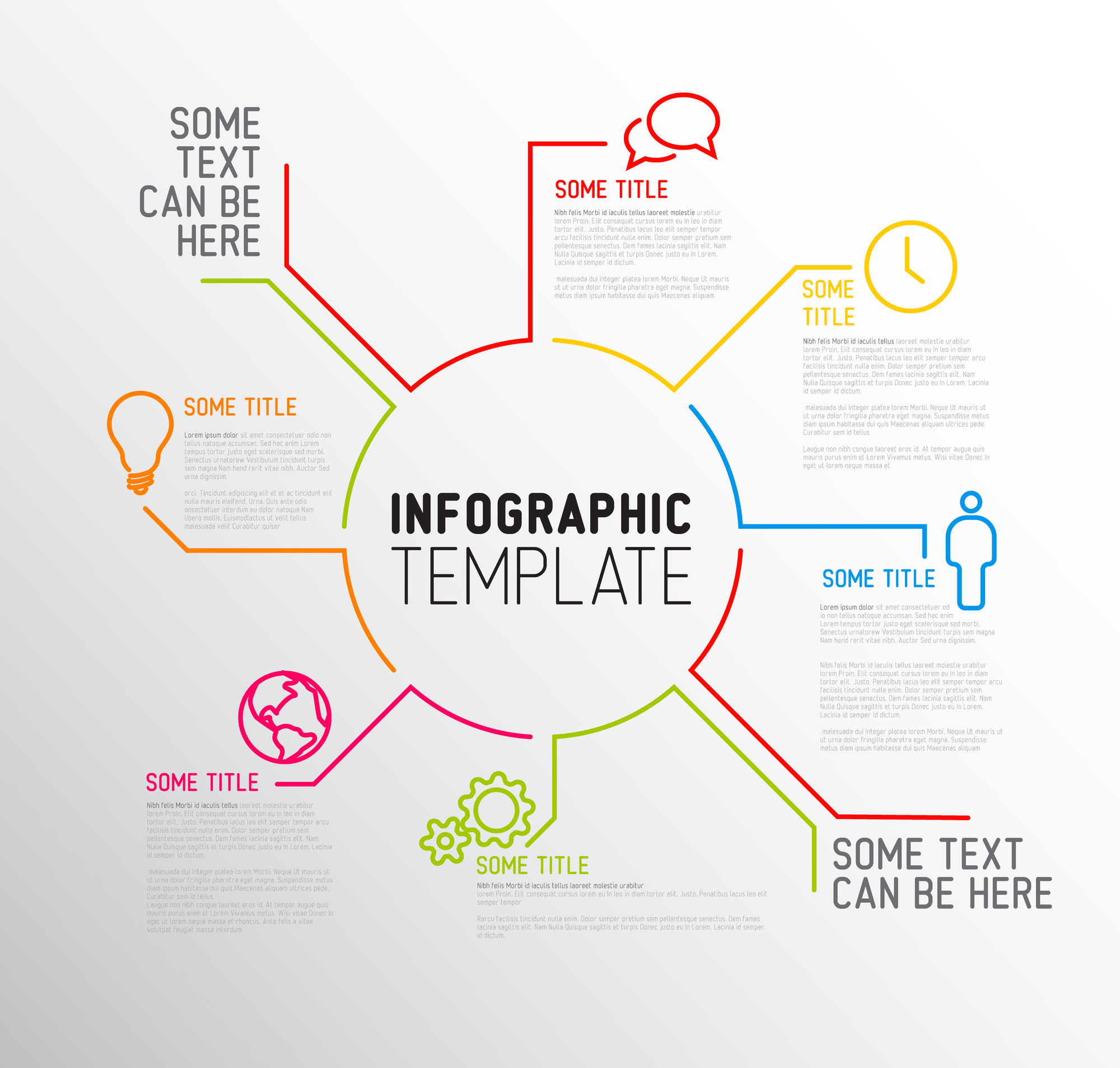50 Free Timeline Infographic Templates: Amazing Free Collection