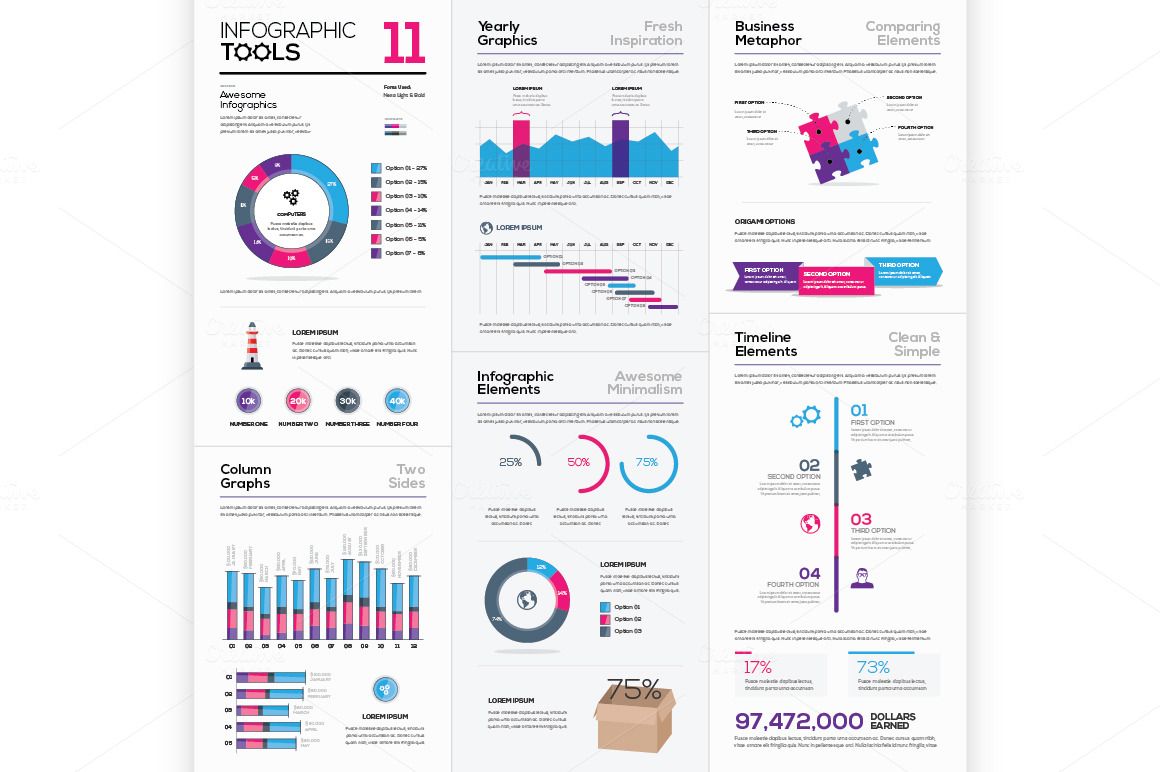 Infographic Tools 9 - Modern Infographics by MPFphotography | GraphicRiver