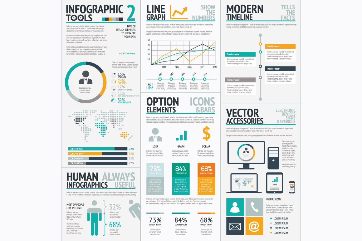 Infographic Tools Set 3 by MPFphotography | GraphicRiver