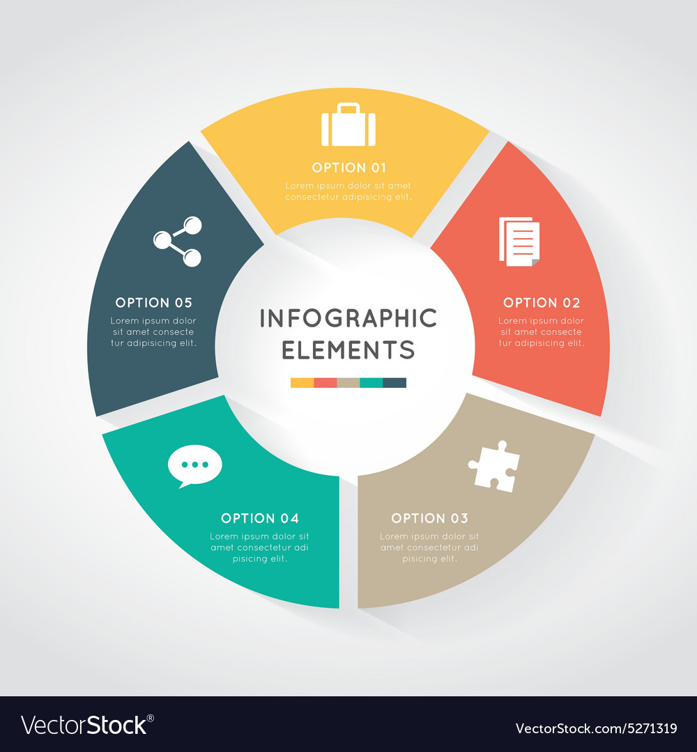 Exclusive Circle Infographic Elements Vector, Infographic, Infographic Elements, Infograph PNG ...