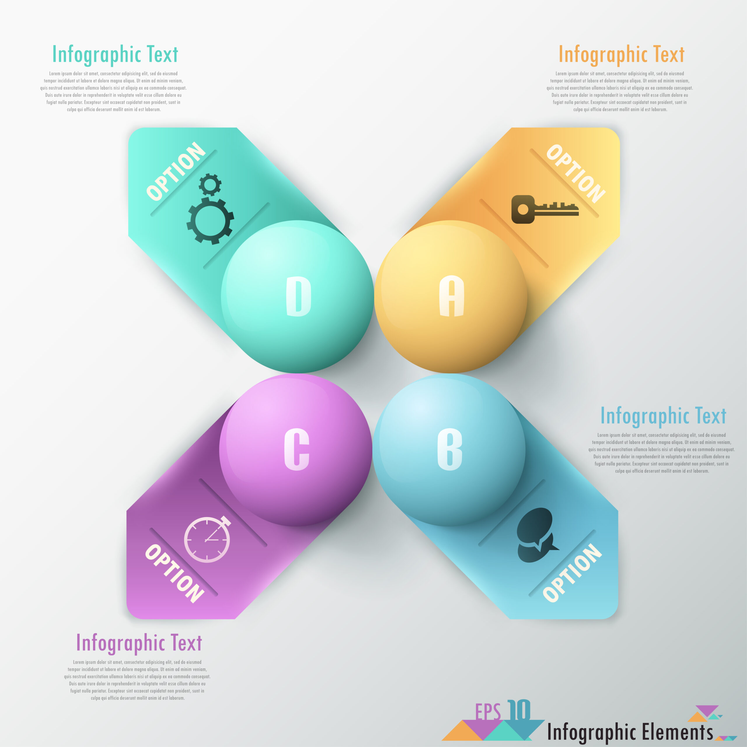 Modern Infographics Options Template by Andrew_Kras | GraphicRiver