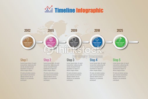 Modern Business Timeline Infographic Process Template Stock Vector - Illustration of timeline ...