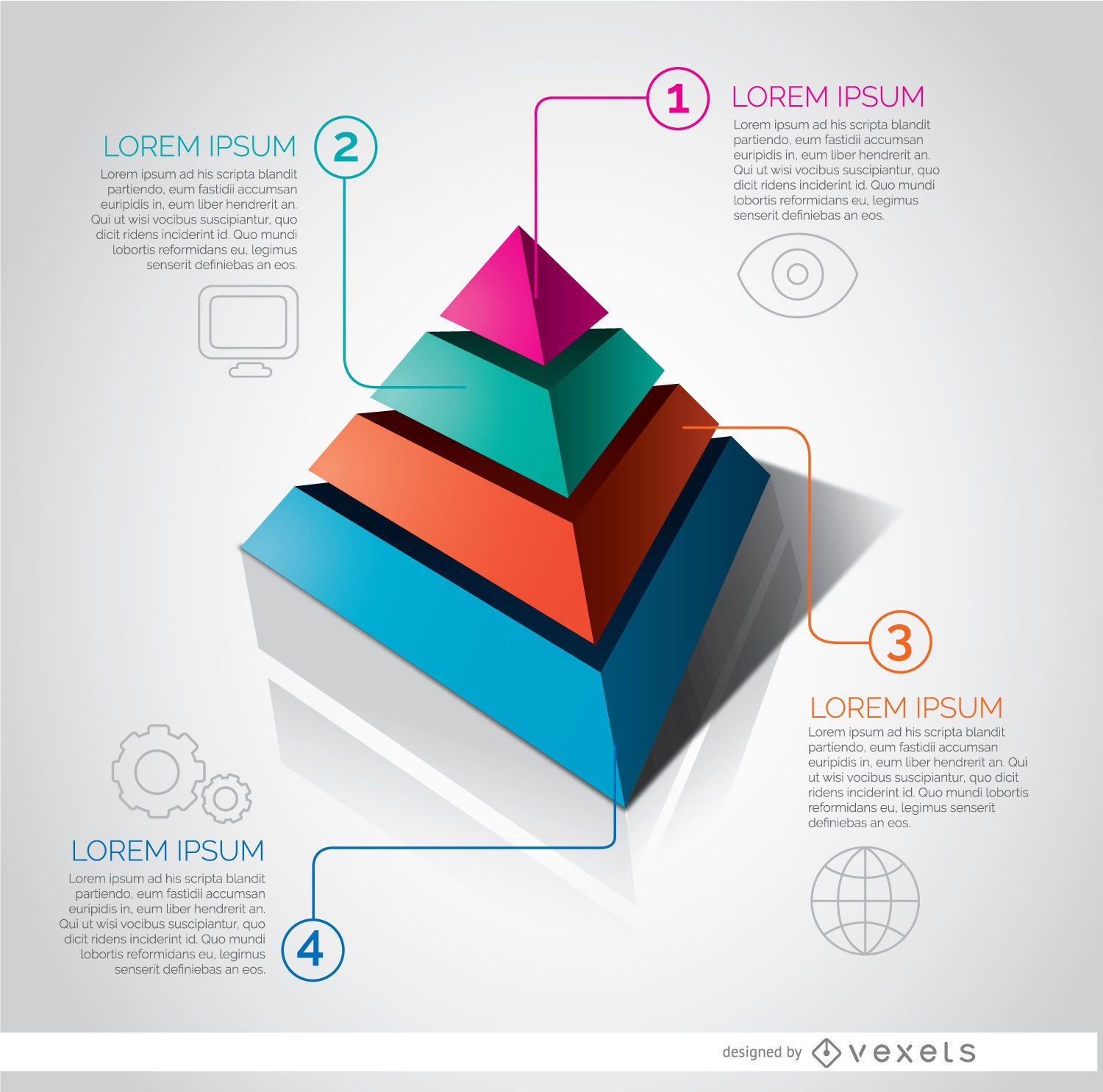 Pyramid Infographics Stock Illustration - Download Image Now - iStock