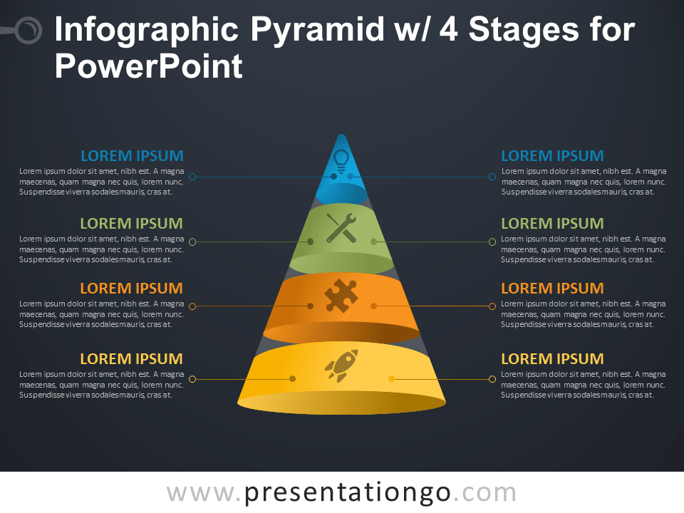 Free Vector | Pyramid infographic