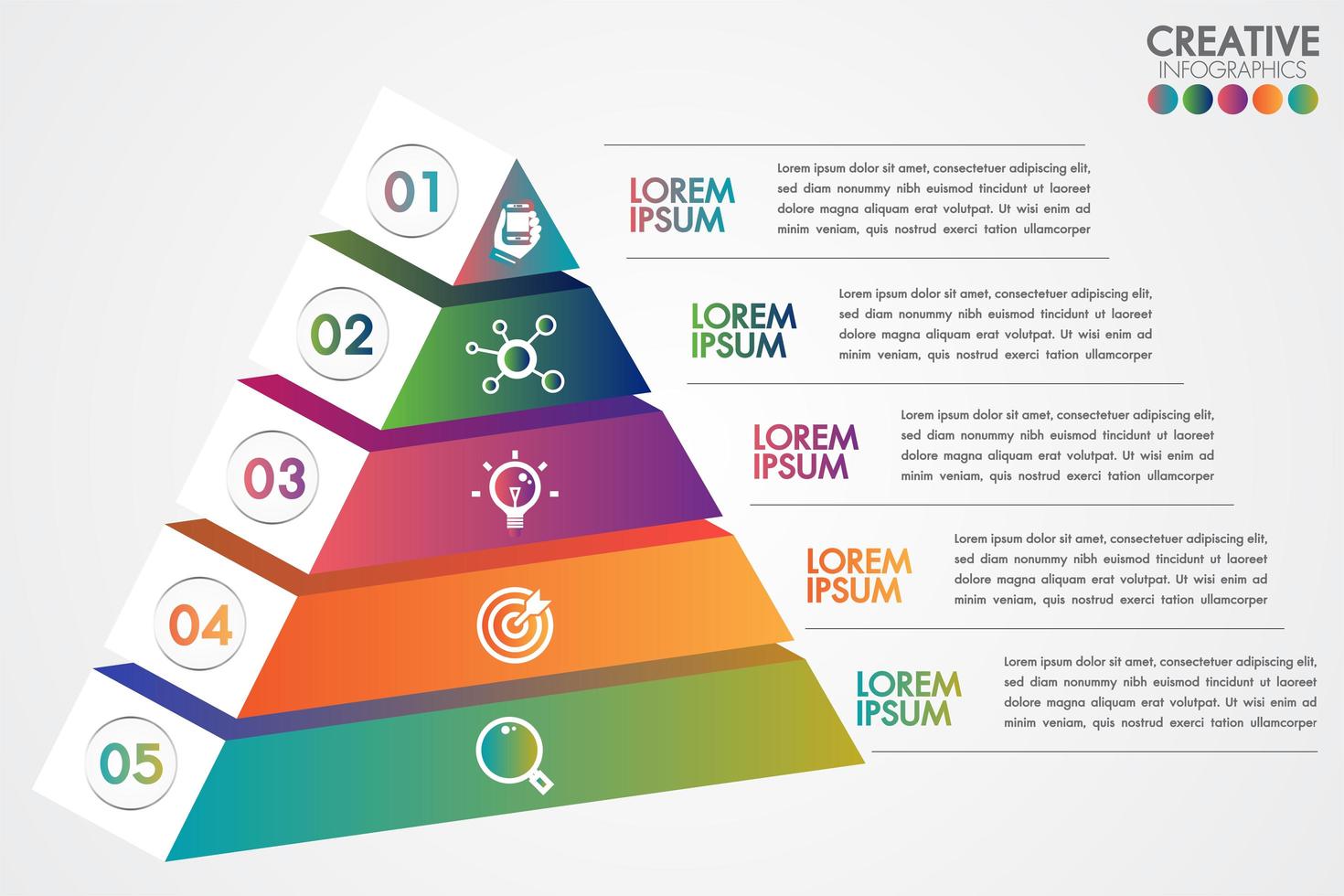 Pyramid 3d infographics - Download Free Vectors, Clipart Graphics & Vector Art