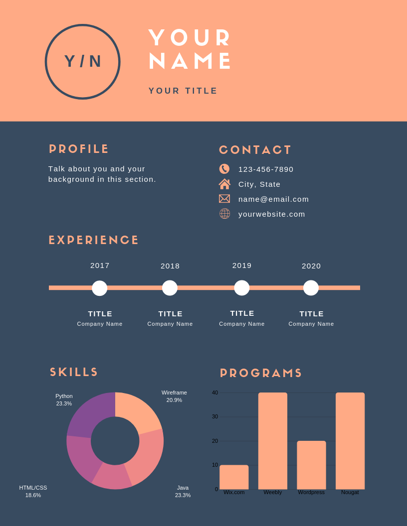 Infographic Resume Template - Venngage