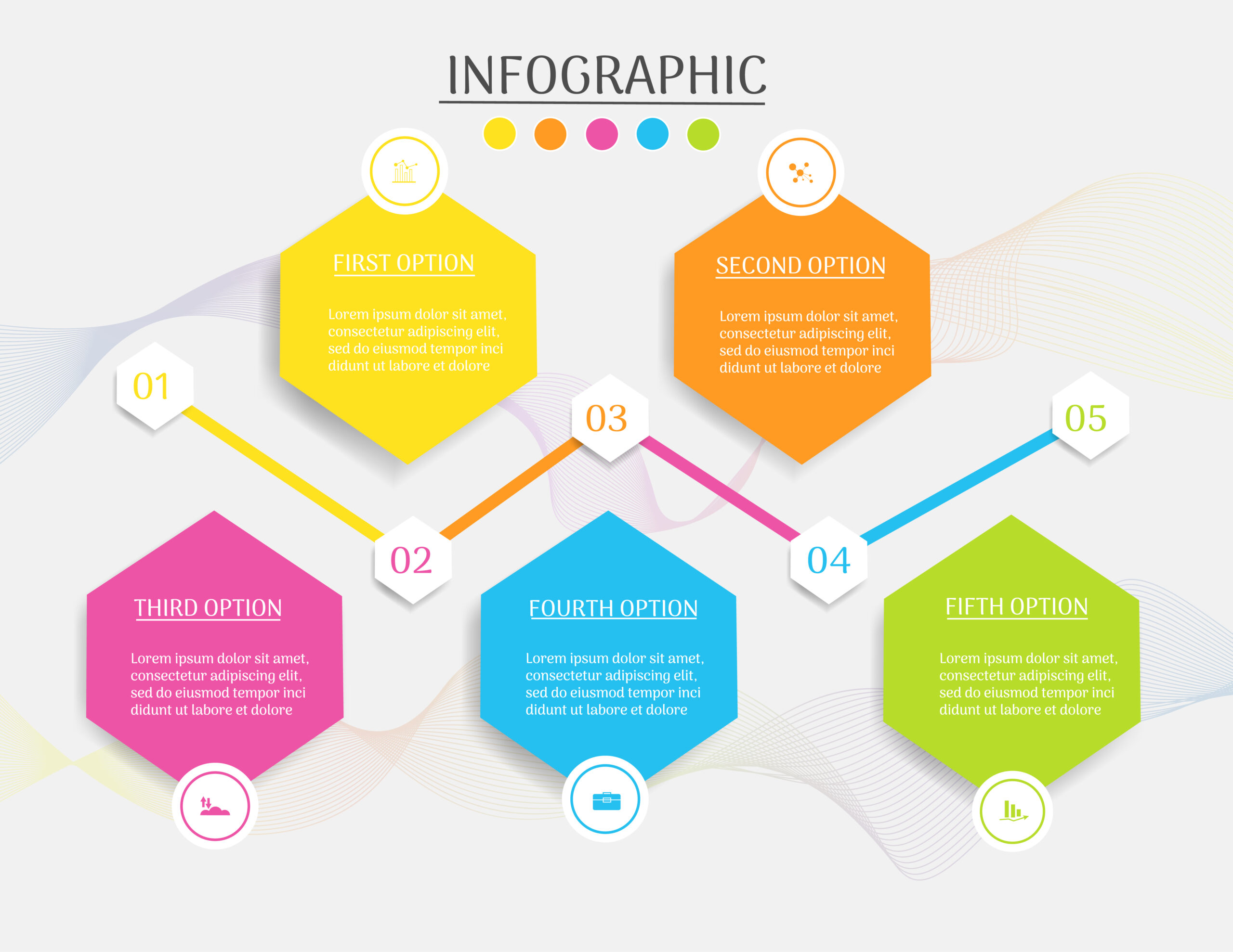 Design Business template 7 steps infographic chart element with place date for presentations ...