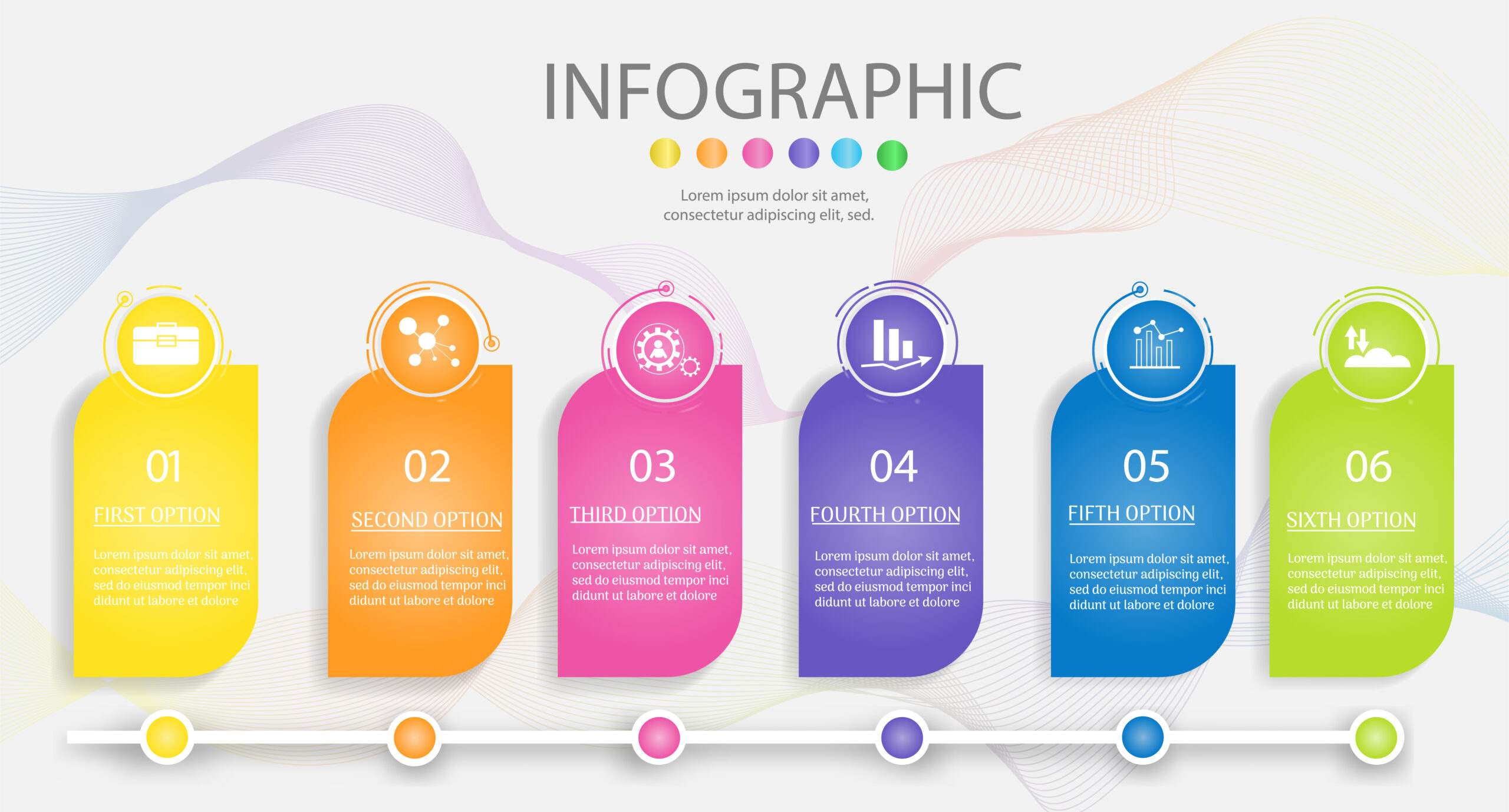 Design Business template 8 steps infographic chart element with place date for presentations ...