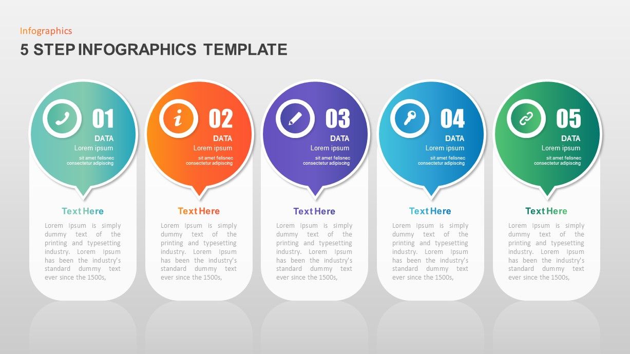 6 Steps Infographic Template for PowerPoint & Google Slides